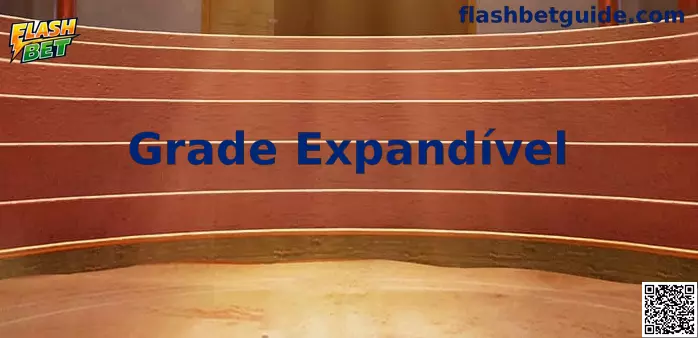 Ilustração da mecânica Grade Expandível em um jogo de slot da Flash Bet