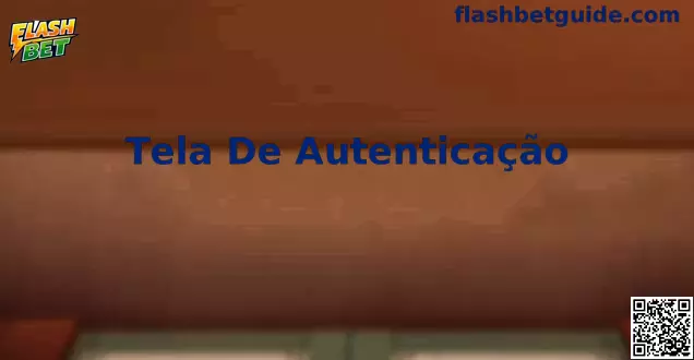 Interface Segura da Tela de Autenticação Flash Bet