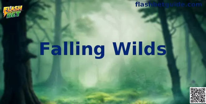 Ilustração do recurso Falling Wilds em um jogo de caça-níqueis online